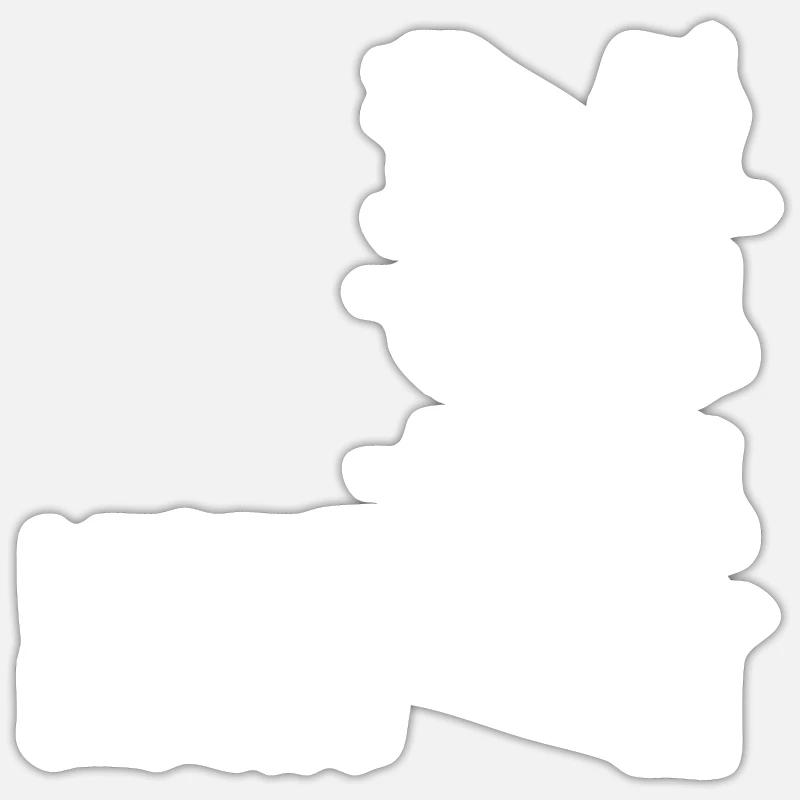 LIMITED EDITION 2007 - Sticker taille S (10 x 10 cm) - blanc mat