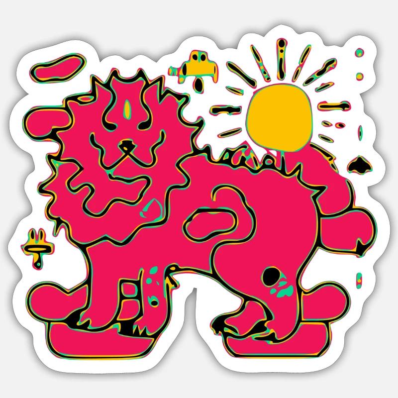 Sticker Größe S (10 x 10 cm) - 
