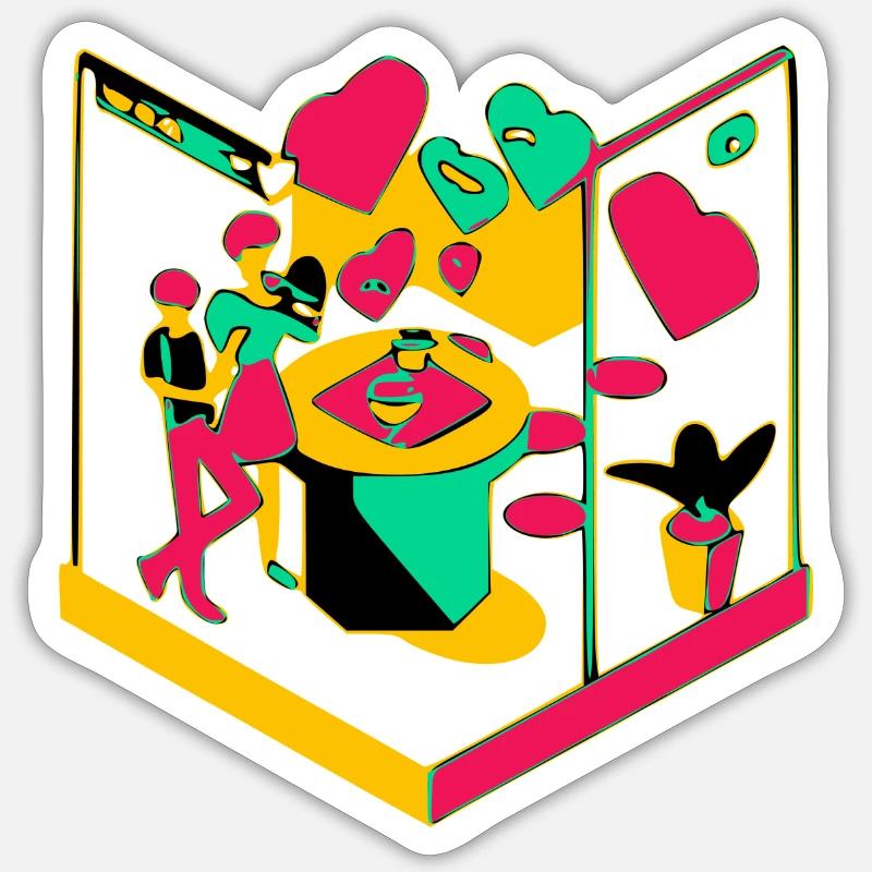 Sticker taille S (10 x 10 cm) - 