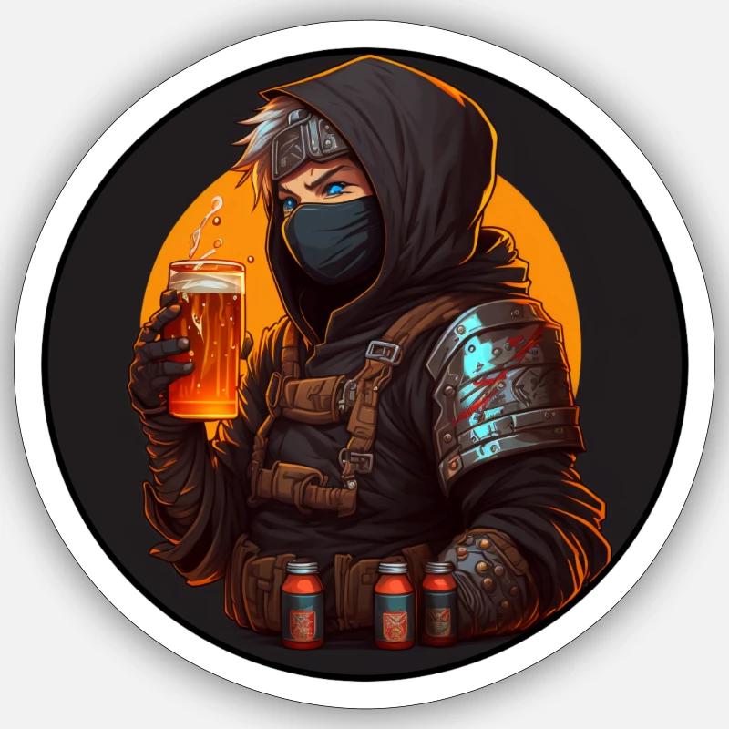 Sticker taille S (10 x 10 cm) - 