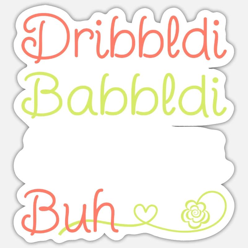 Sabbldi - Sticker size S (10 x 10 cm) - white matte