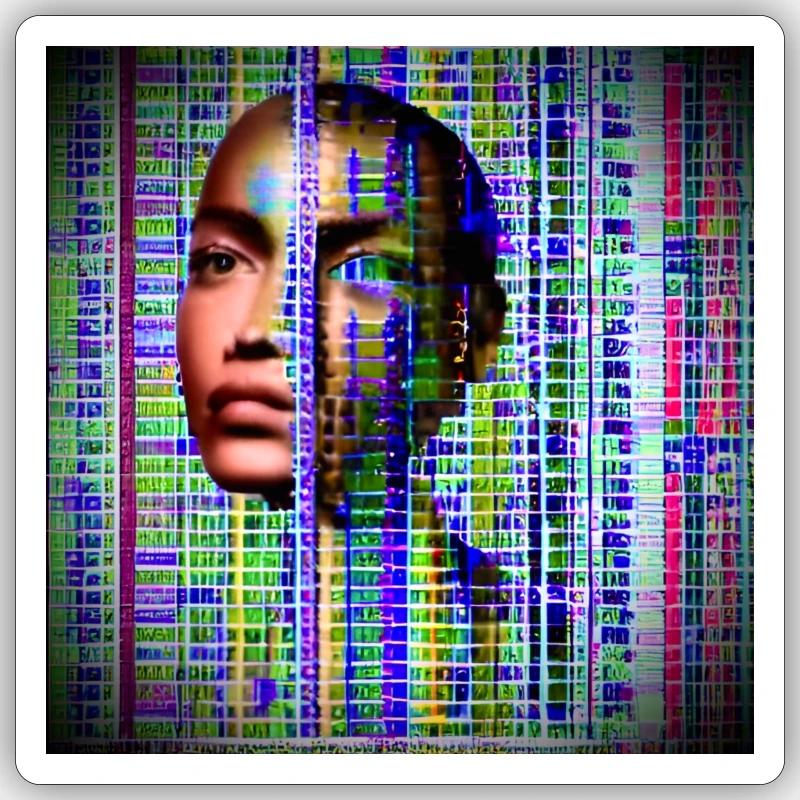 Artificial Intelligence Sticker size S (10 x 10 cm)