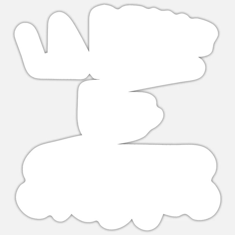 Sticker taille S (10 x 10 cm) -