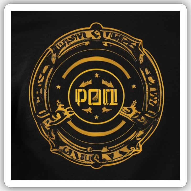 CoolDesign - Sticker Größe S (10 x 10 cm) - Mattweiß