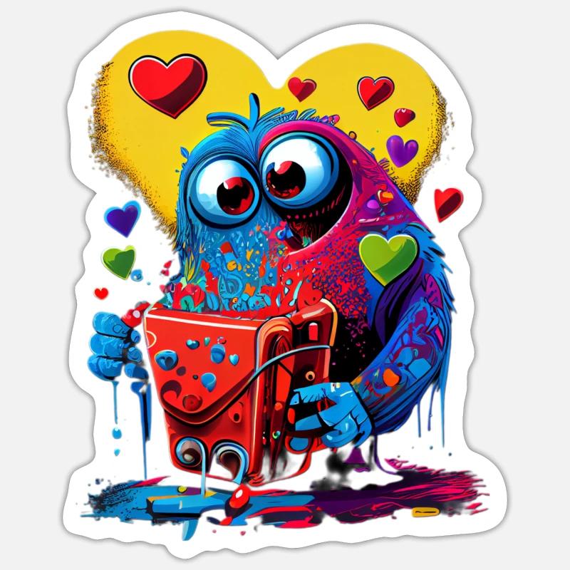 Sticker Größe S (10 x 10 cm) - 