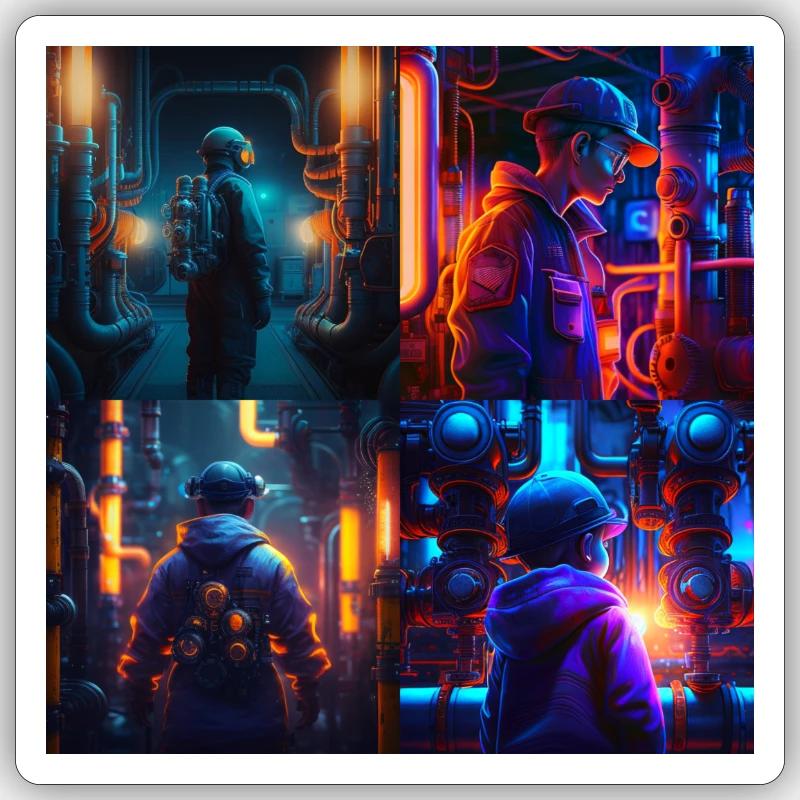 Sticker size S (10 x 10 cm) - 