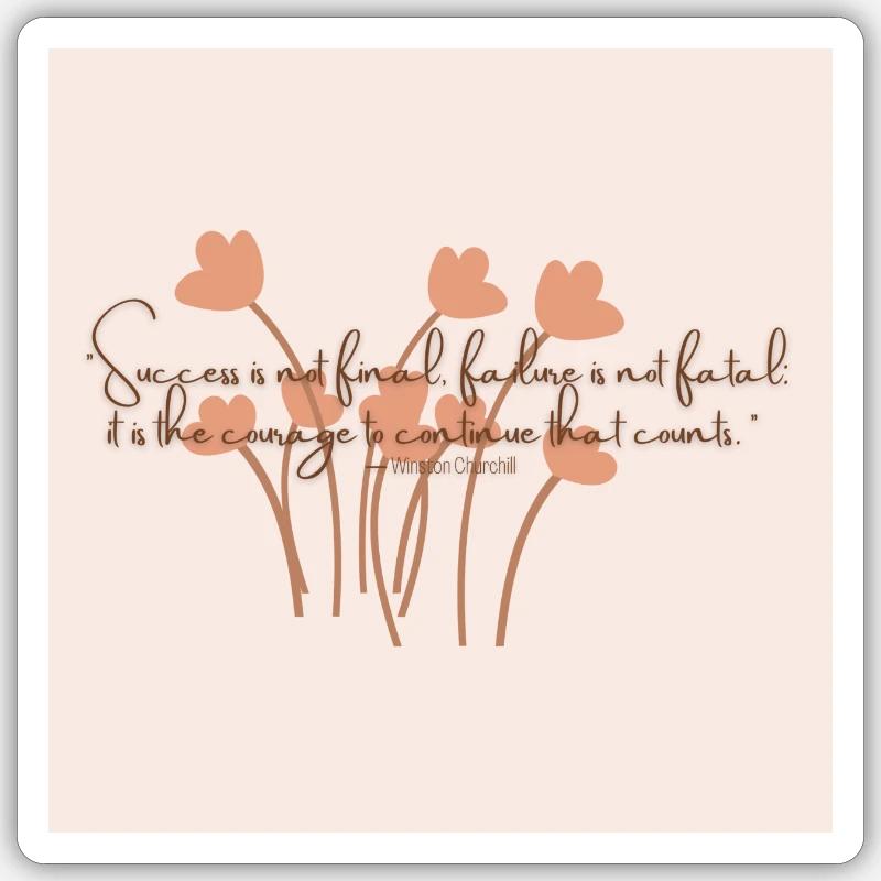 Keep moving forward Sticker size S (10 x 10 cm)