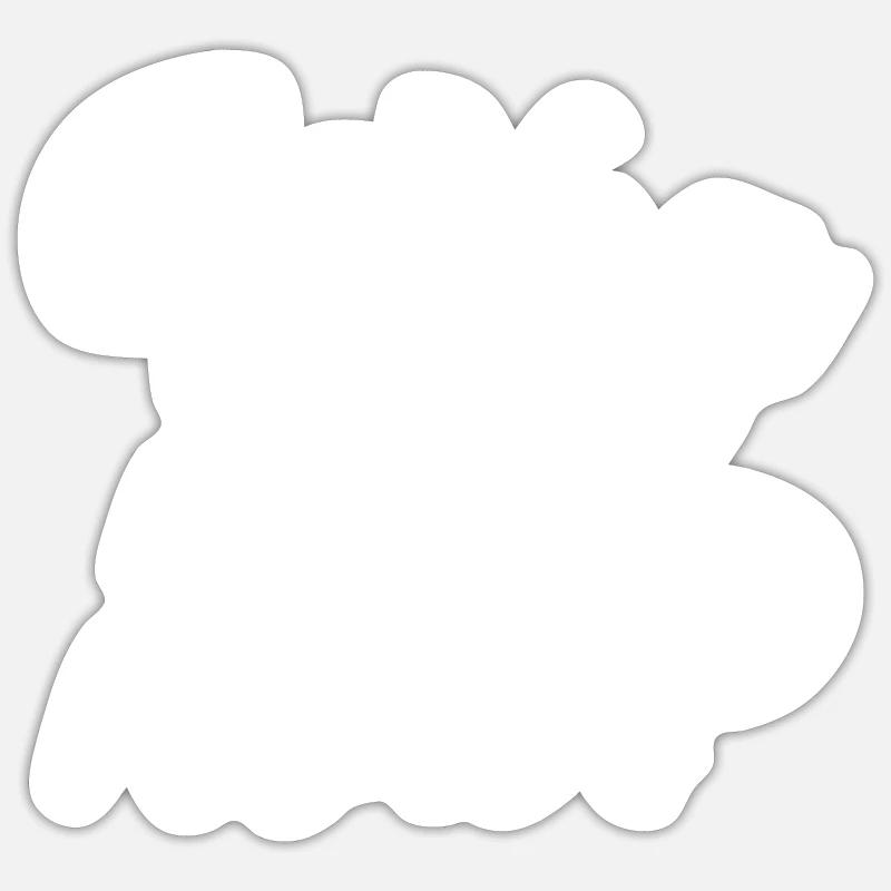 Pourquoi pas maintenant ? - Sticker taille S (10 x 10 cm) - blanc mat