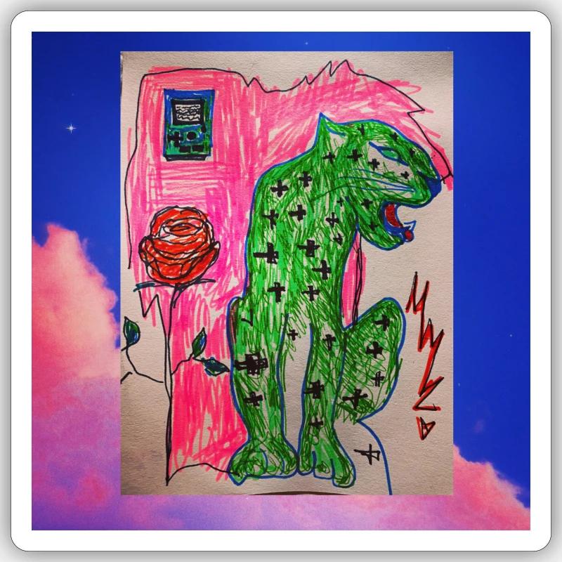 Sticker Größe S (10 x 10 cm) - 
