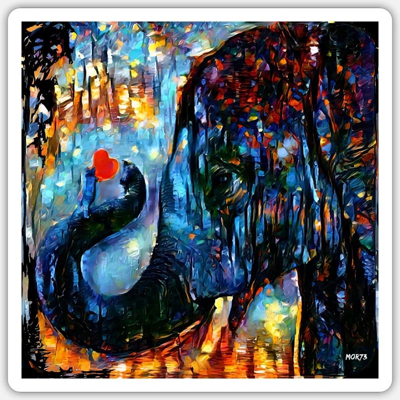 Sticker Größe S (10 x 10 cm) - 