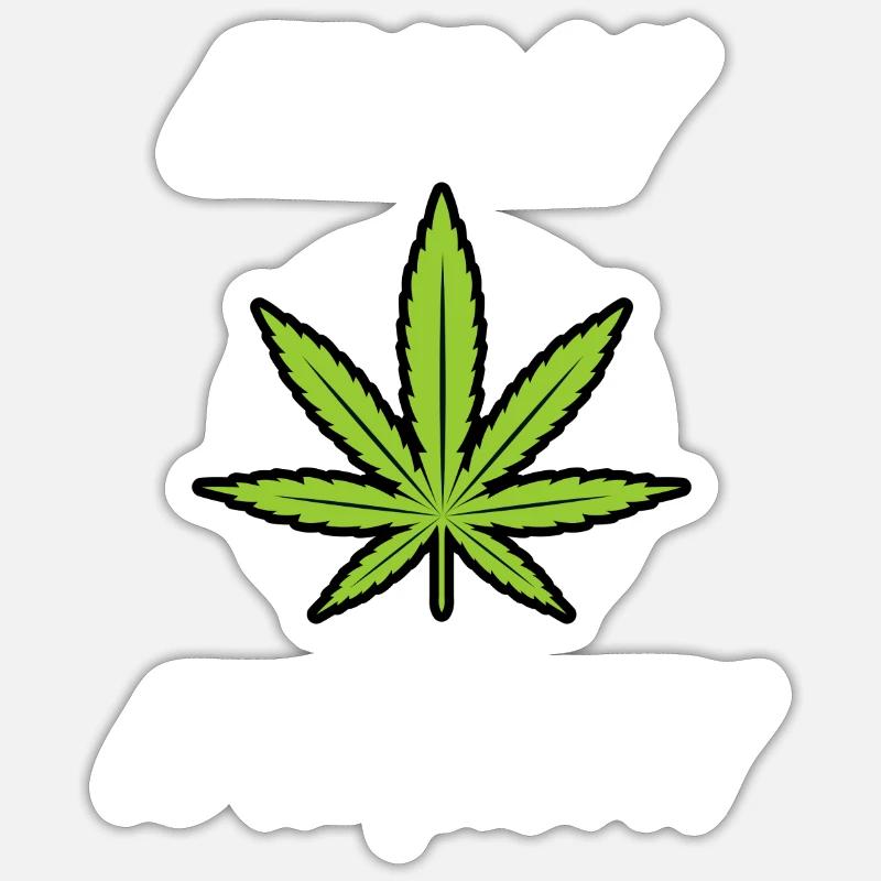 Friday is Highday - Sticker Größe S (10 x 10 cm) - Mattweiß
