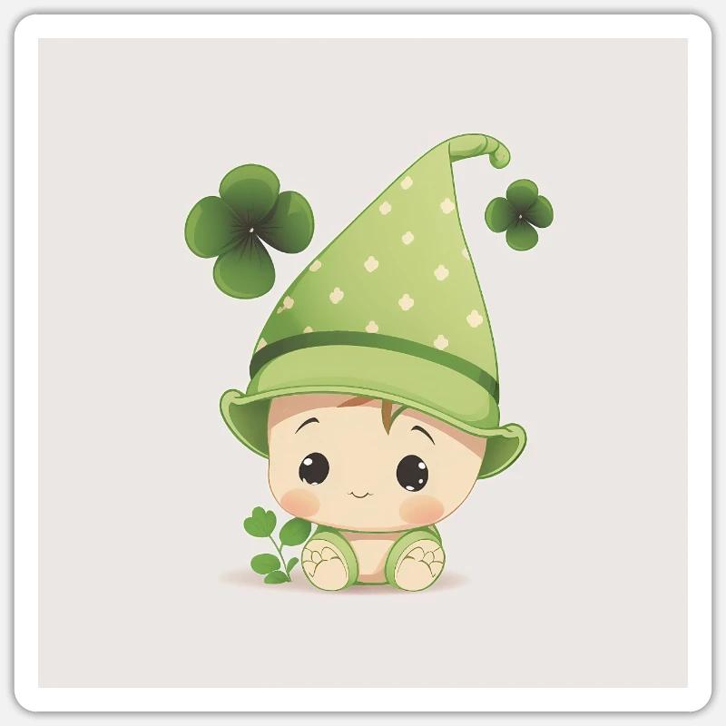 Niedliche Elfe - Sticker Größe S (10 x 10 cm) - Mattweiß