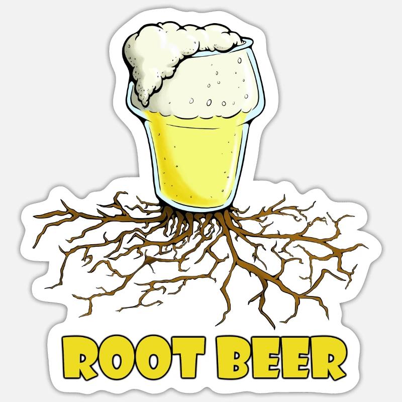 root bear Sticker size S (10 x 10 cm)