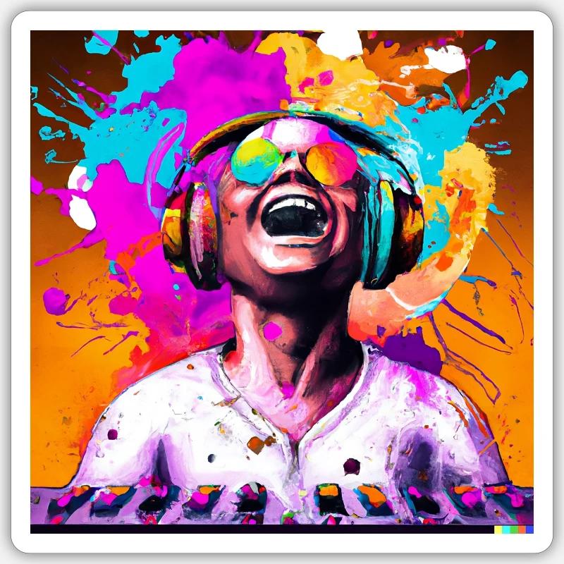 Creativity Explosion - Sticker size S (10 x 10 cm) - white matte