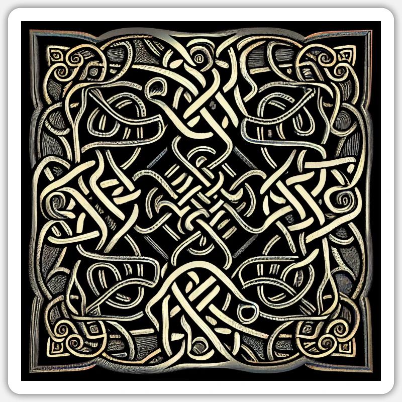 Celtic Pattern Sticker size S (10 x 10 cm)