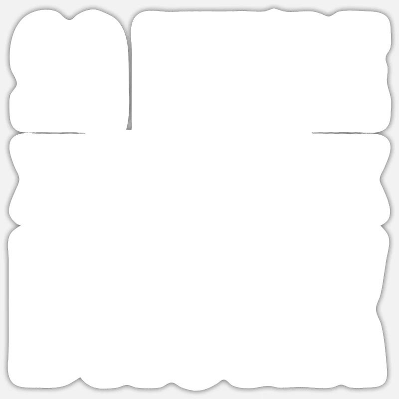 Donc on se saoule - Sticker taille S (10 x 10 cm) - blanc mat