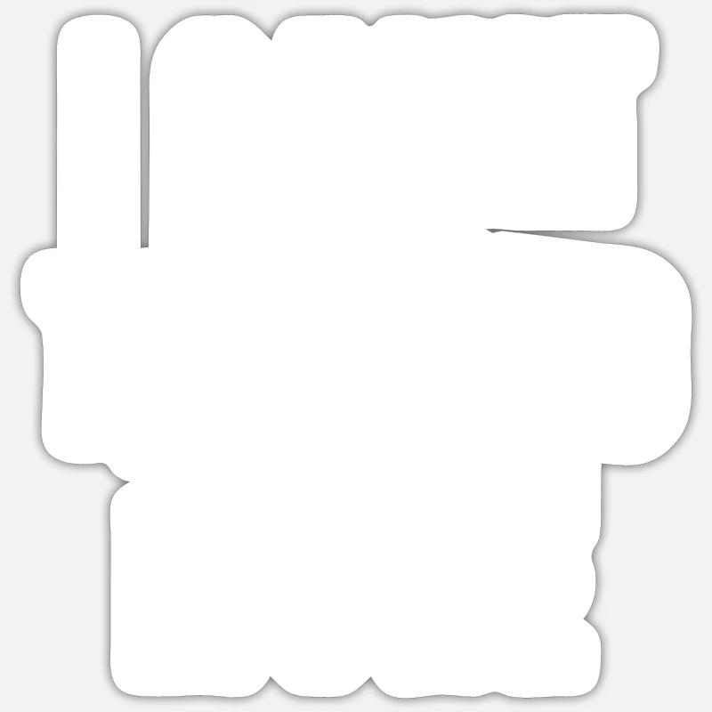 I Can't Techno More Sticker size S (10 x 10 cm)