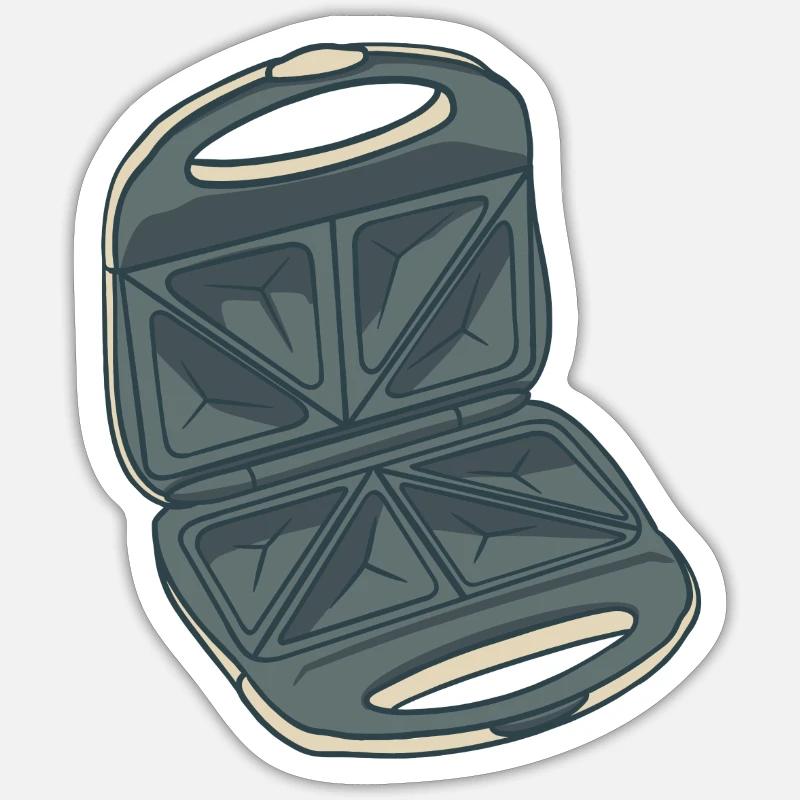 Sandwich maker Sticker size S (10 x 10 cm)