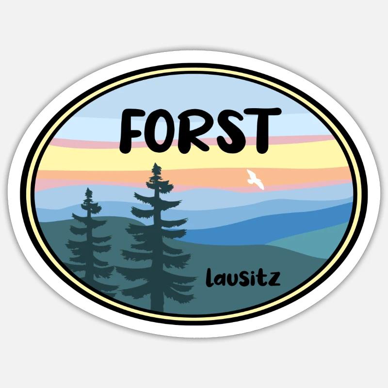Forst Lausitz Sticker Größe S (10 x 10 cm)