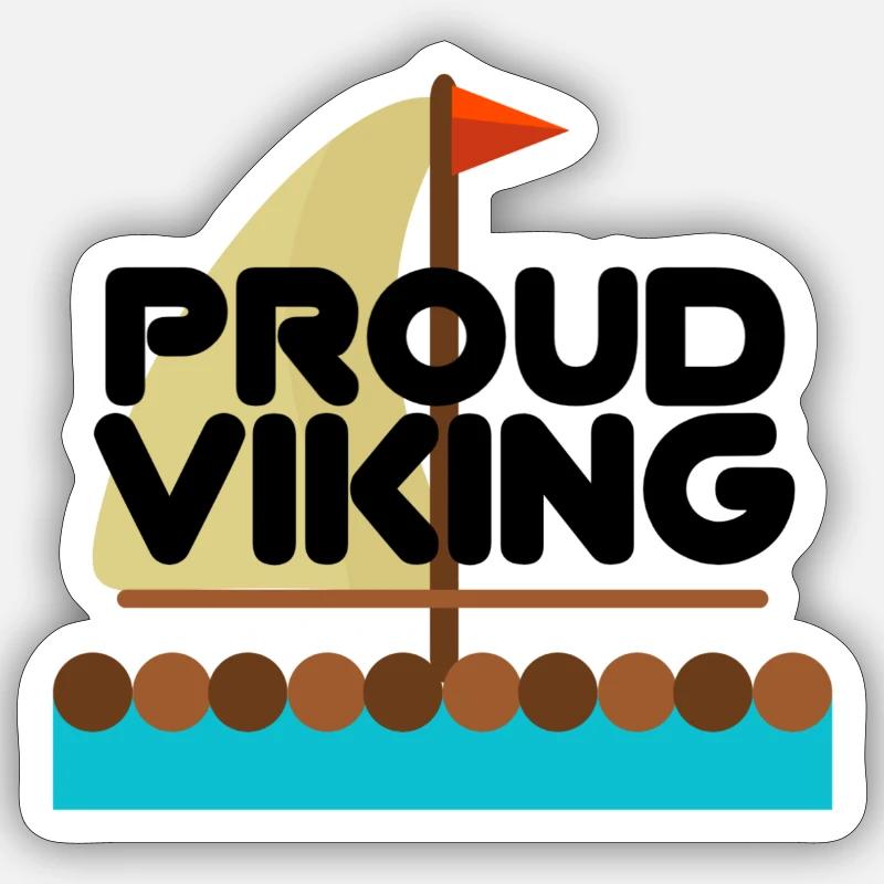 STOLZER WIKINGER Sticker Größe S (10 x 10 cm)