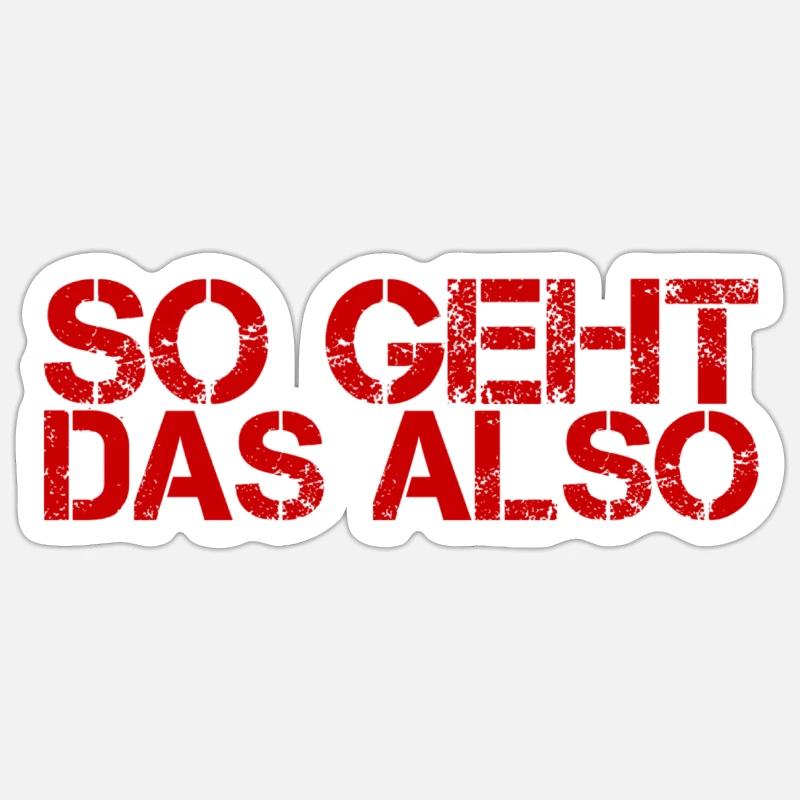 lernen rules - Sticker Größe S (10 x 10 cm) - Mattweiß