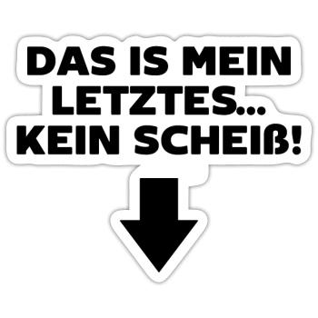 Schwanger Statement Schwangerschaft Babybauch - Sticker Größe S (10 x 10 cm) - Mattweiß - Vorne