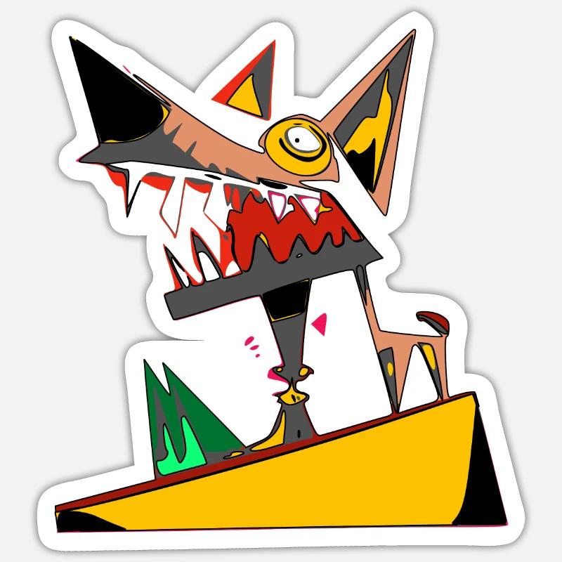 Sticker Größe S (10 x 10 cm) - 