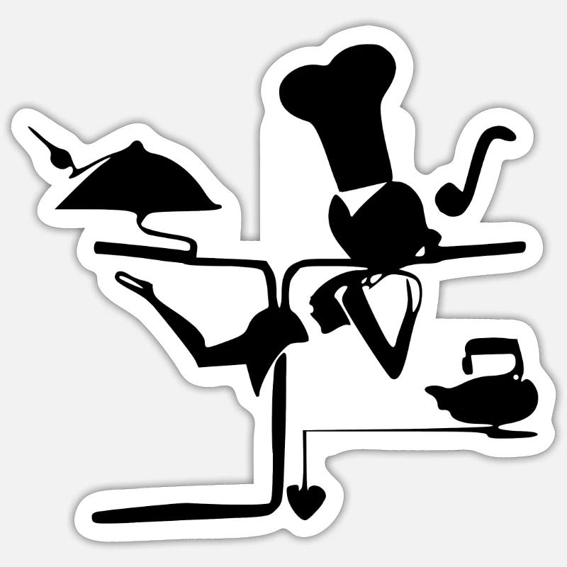 Sticker Größe S (10 x 10 cm) - 