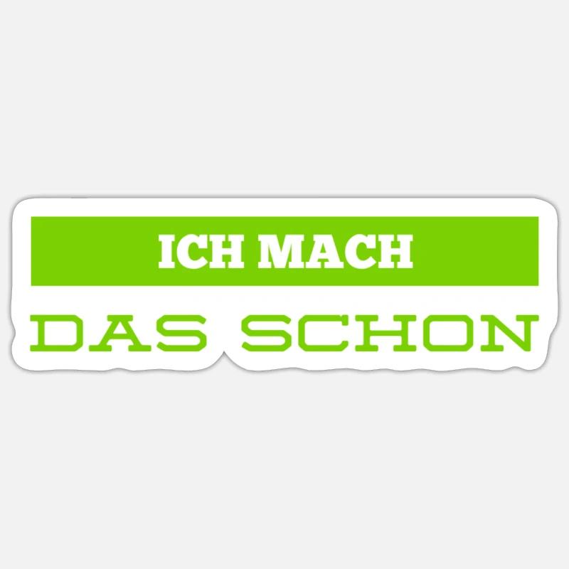 Sticker Größe S (10 x 10 cm) - 