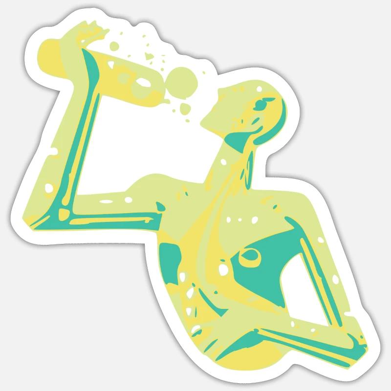 Remember to hydrate Sticker size S (10 x 10 cm)