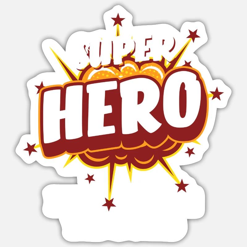 Alltagsheld Helden Lebensretter Beruf Sticker Größe S (10 x 10 cm)