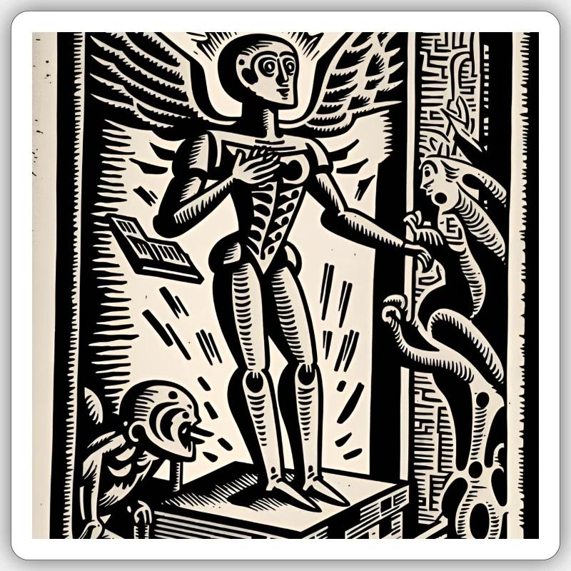 Sticker Größe S (10 x 10 cm) - 