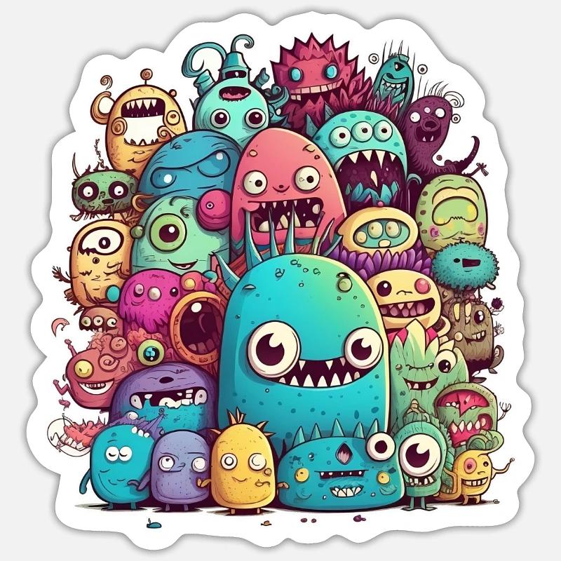 Sticker taille S (10 x 10 cm) - 