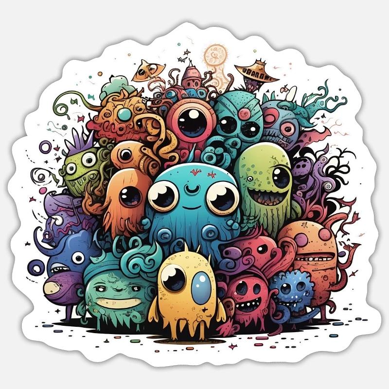 Sticker taille S (10 x 10 cm) - 