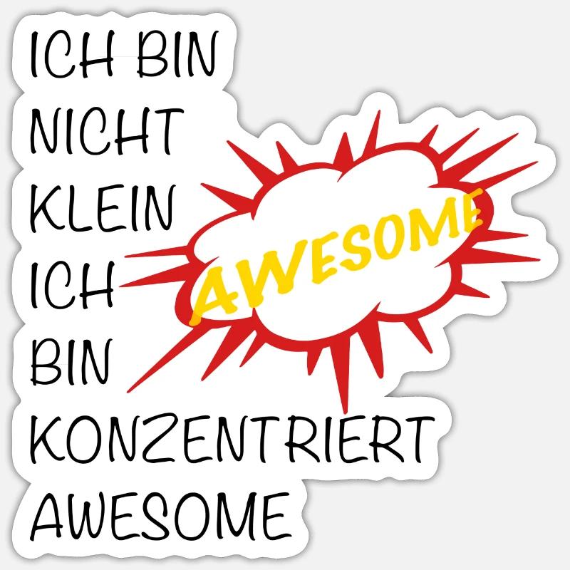 Sticker Größe S (10 x 10 cm) - 