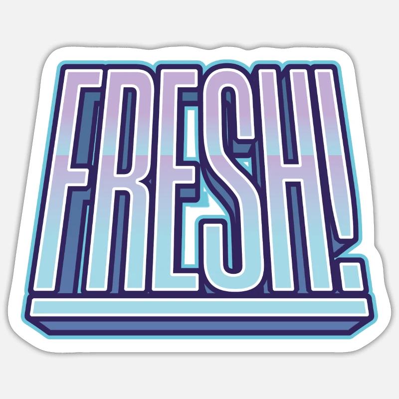 Cadeau de devis frais - Sticker taille S (10 x 10 cm) - blanc mat