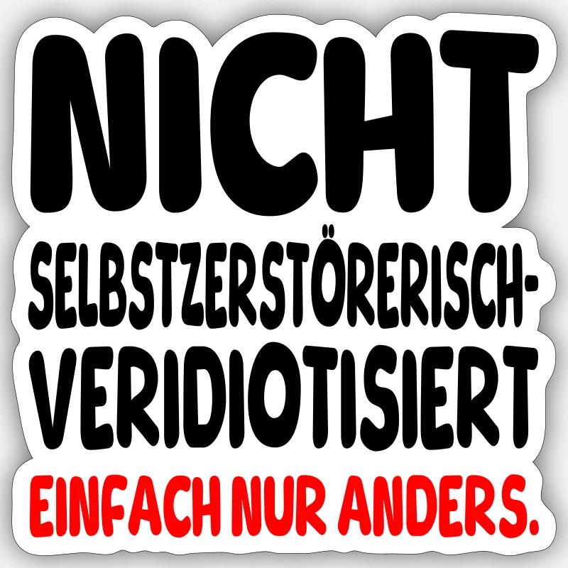 Sticker Größe S (10 x 10 cm) - 