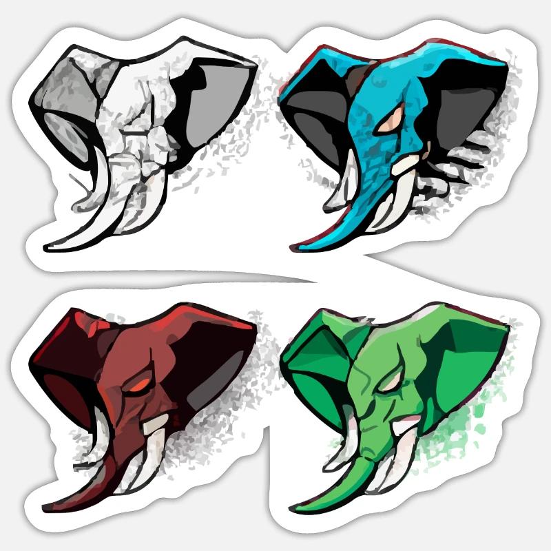 Sticker taille S (10 x 10 cm) - 