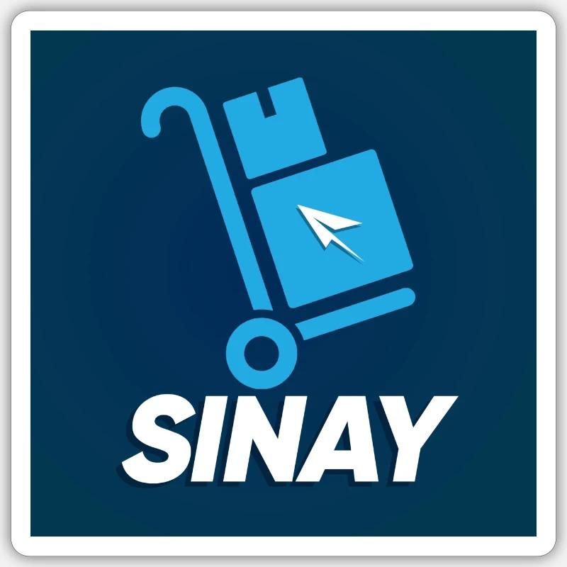Sinay Madagascar - Sticker Größe S (10 x 10 cm) - Mattweiß