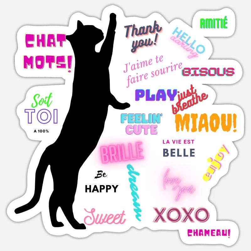 Sticker taille S (10 x 10 cm) - 