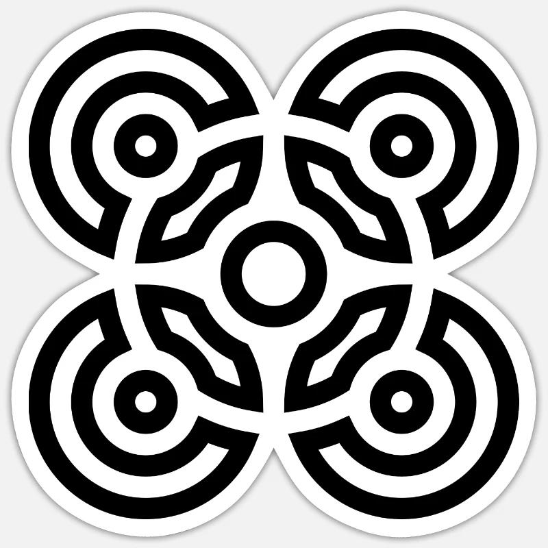 Sticker Größe S (10 x 10 cm) - 