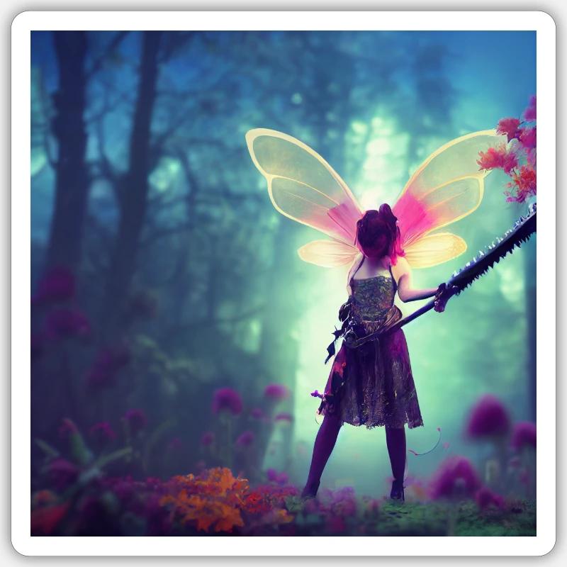 Fairy ar War Sticker Größe S (10 x 10 cm)