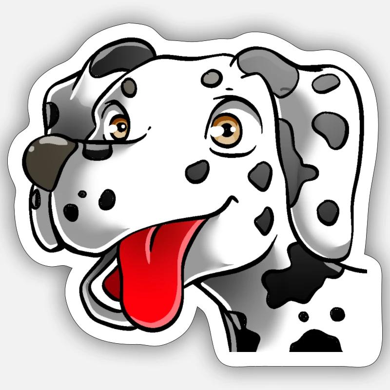 Dalmatiner Sticker Größe S (10 x 10 cm)