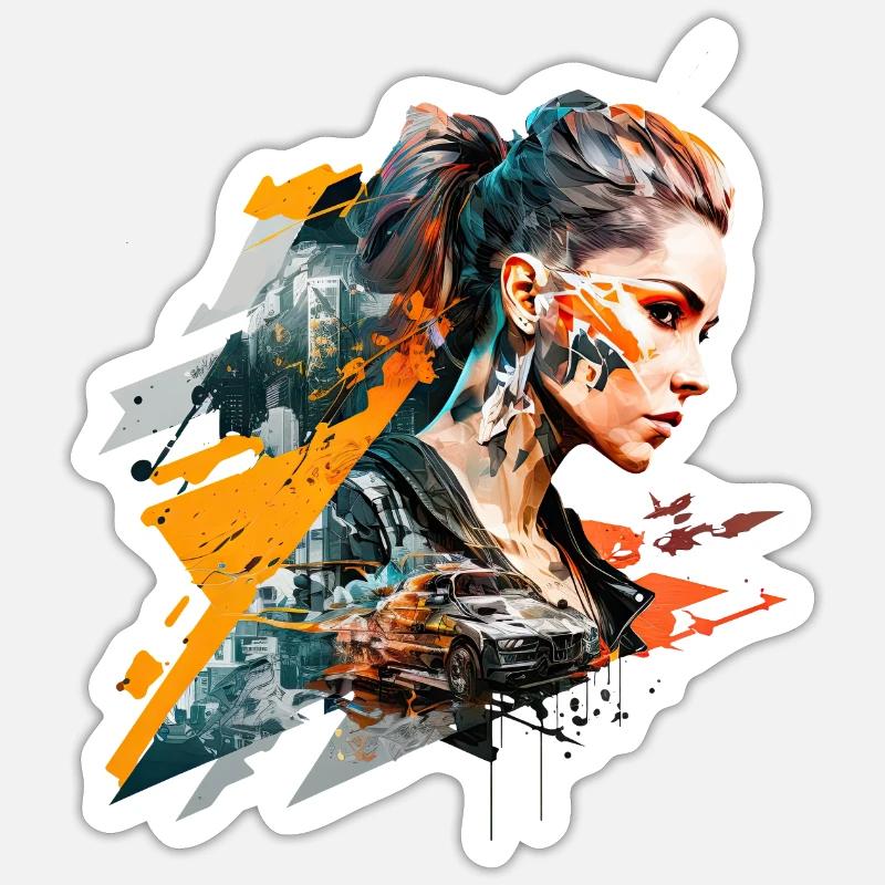 Sticker Größe S (10 x 10 cm) - 