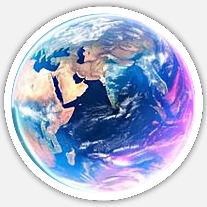 World Sticker size S (10 x 10 cm)