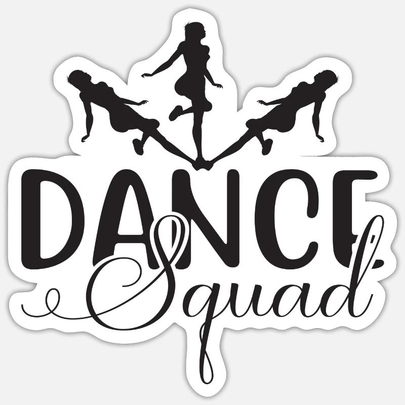 Dance Squad Sticker Größe S (10 x 10 cm)