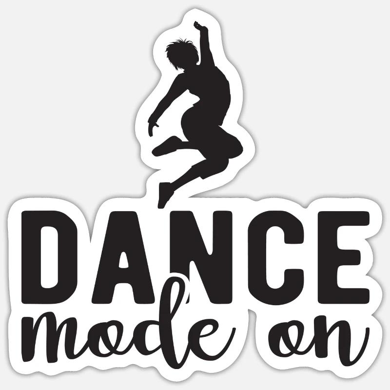 Dance Mode on Sticker Größe S (10 x 10 cm)