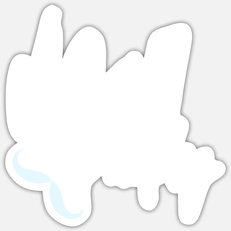 Cher papa - Sticker taille S (10 x 10 cm) - blanc mat
