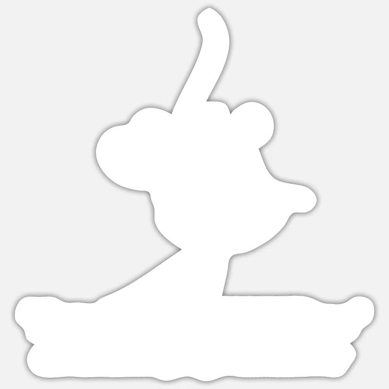 Ermächtigende Worte lieben Sprache Sticker Größe S (10 x 10 cm)