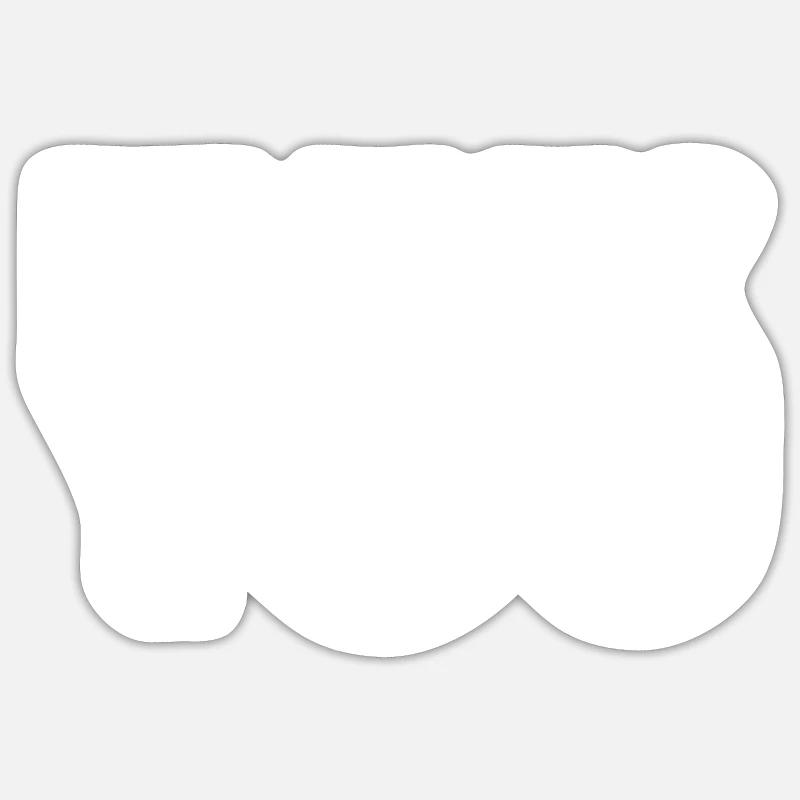 Funk vous - Sticker taille S (10 x 10 cm) - blanc mat